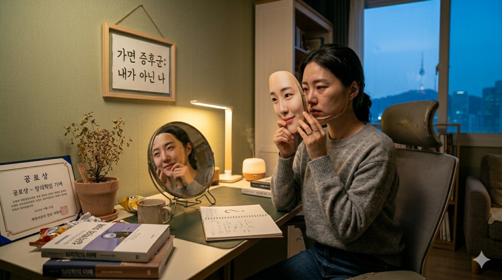 내가 이룬 성취가 다 운일까? 성공 뒤에 숨은 심리, 가면 증후군 원인과 극복법 1 Gemini Generated Image 44ipo144ipo144ip
